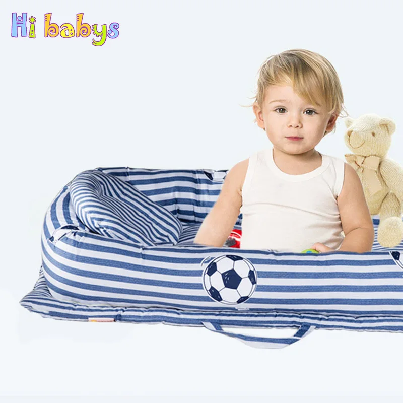 

Portble Baby Bionic bed Cot Nursery Baby Size Nest Crib Pure Cotton Baby Bed 90cm length Newborn co Sleeper Toddler Bedding Cot