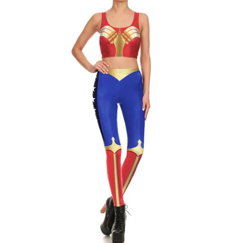 

Movie Wonder Woman Bodysuit Bra Suit Cosplay Costume Halloween For Woman Top Jumpsuits