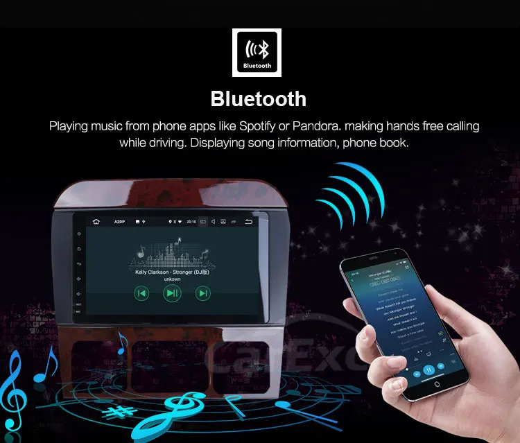 Perfect CarExc Android 9.0 OS Octa Core For Benz W220 S320 S350 S500 Car Radio Stereo With WiFi GPS Navigation Multimedia Player System 10