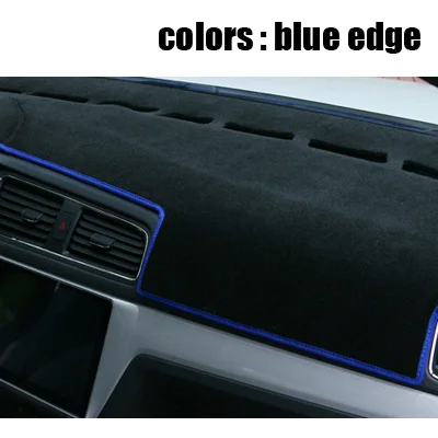 Крышка приборной панели автомобиля коврик для TOYOTA CROWN 2004 до 2008 лет левосторонний dashmatt pad dash коврики аксессуары для приборной панели - Название цвета: blue edge