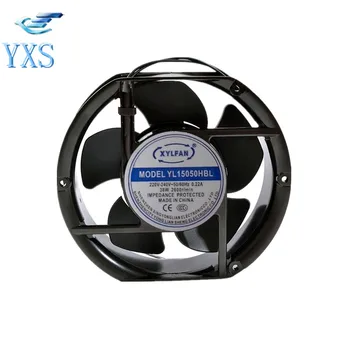 

YL15050HBL AC 220V-240V 0.22A 55W 2600RPM 50/60HZ 2 Wires 17251 17cm 172*150*51mm Cabinet Cooling Fan