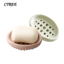 CTREE1 шт. Многофункциональные Силиконовые коробки для мыла, губка, стойка для белья, щетка для слива, тарелка Doap, бытовые кухонные аксессуары для ванной комнаты C48