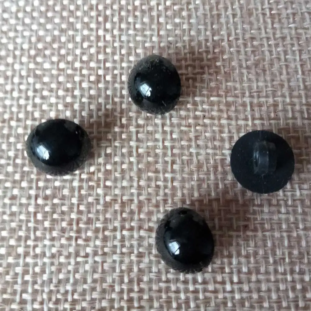 40pcs Black Decorative Buttons with shank Animal eyes nose Buttons Crafts Sewing Scrapbooking DIY Apparel Sewing accessories 6