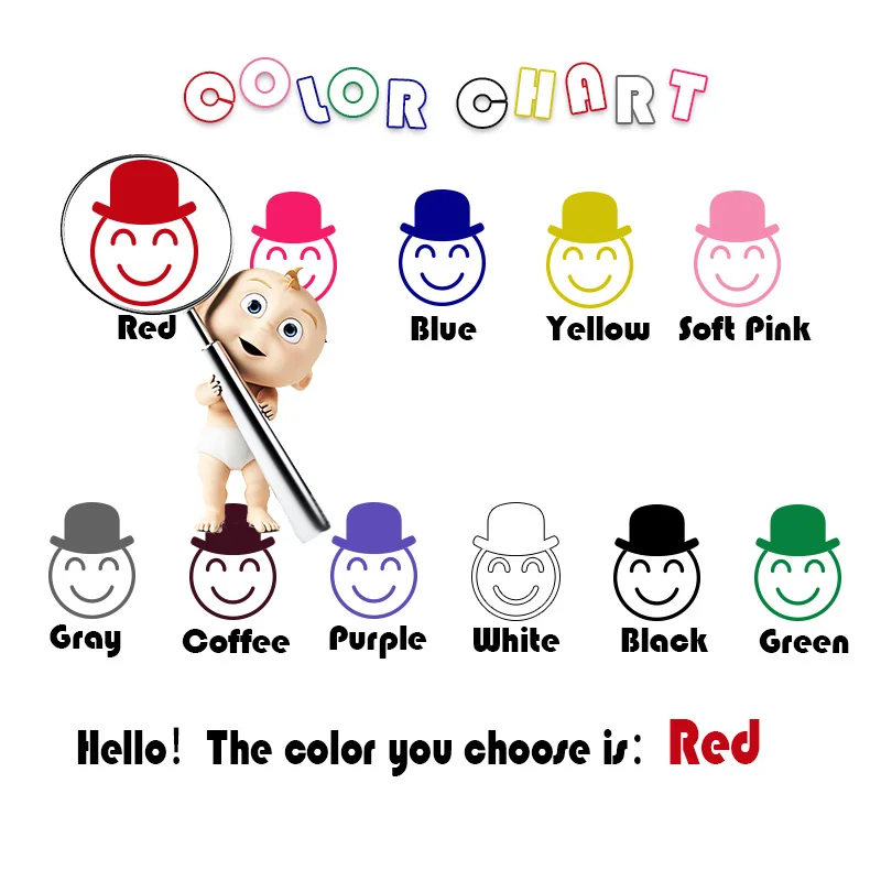 Пользовательское имя ребенок медведь на Луне виниловые наклейки персонализированные наклейки на стены для детей комнаты украшения детские комнаты украшения спальни обои - Цвет: Красный