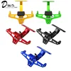 Universal warehouseC Motorcycle Adjustable Angle Aluminum License Number Plate Frame Holder Bracket