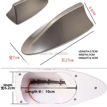 

Car Styling Car Signal Aerials Shark Fin Antenna for series mitsubishi lancer asx opel astra j w211 vw passat b8 e46 subaru vw