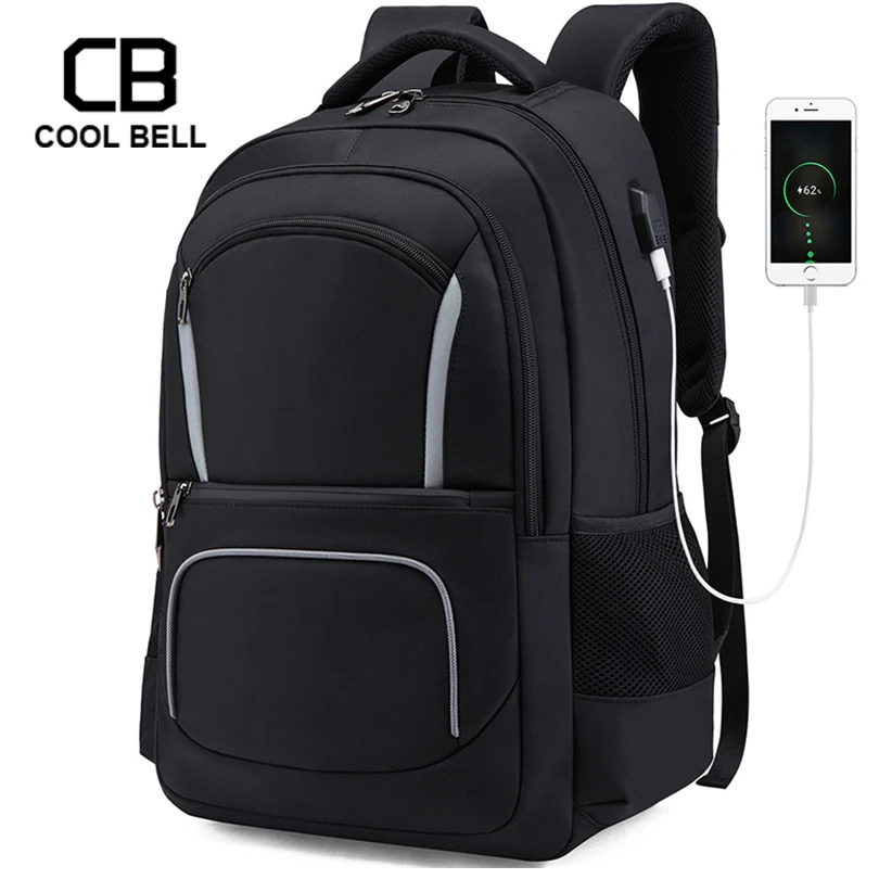 

2019 Waterproof 17 inch Laptop Backpack Men Casual New USB Charging Men School Backpack For Teenage Travel Backpack Sports Male