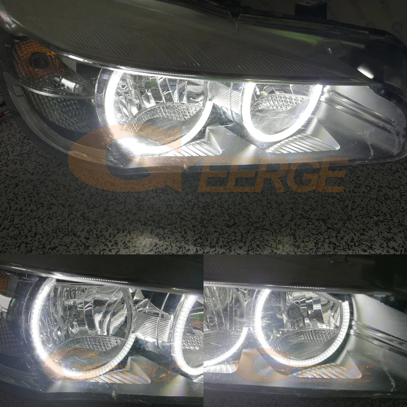 Для BMW 2 серии F45 F46- галогенные лампы отлично Ультра яркое освещение smd led Ангельские глазки комплект halo Кольцо