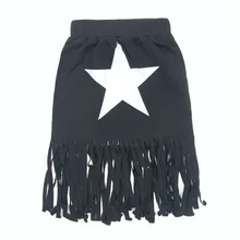 Новые летние для маленьких девочек юбка с бахромой