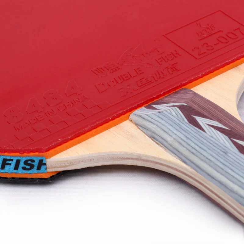 مزدوجة الأسماك 5D-C 5D-E تنس طاولة 7 طبقات الخشب الخالص مضارب مضرب الخفافيش سريع هجوم حلقة ل الهواة ترفيه اللاعبين