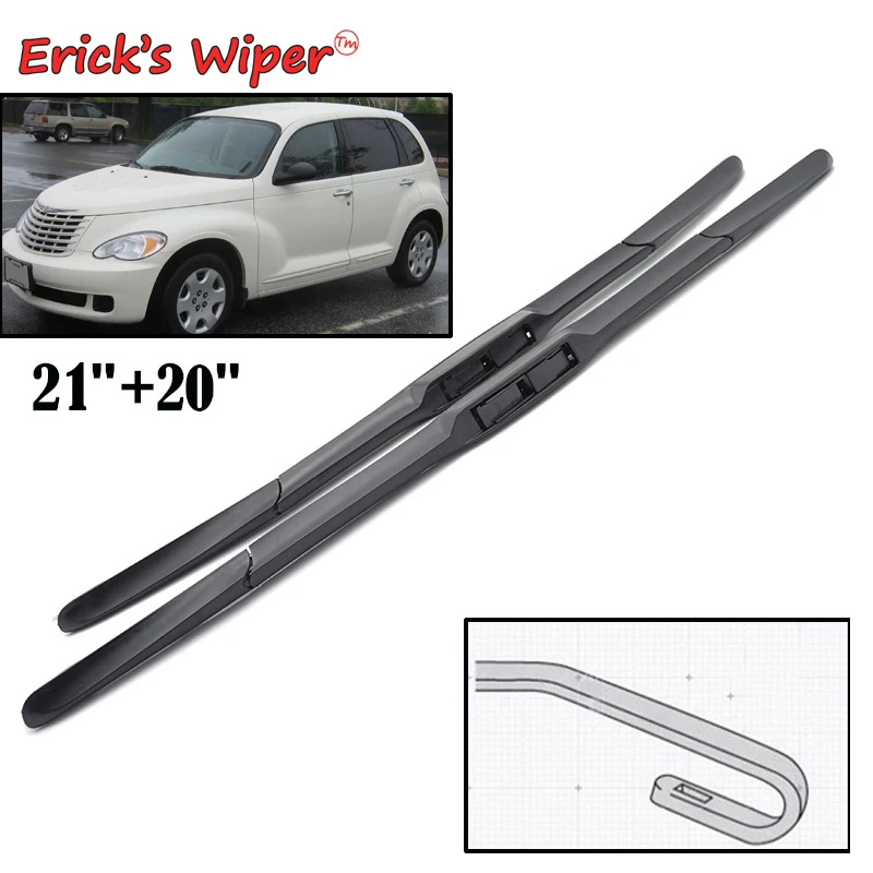 Erick's Wiper Front Wiper Blades For Chrysler PT Cruiser 2000 2010