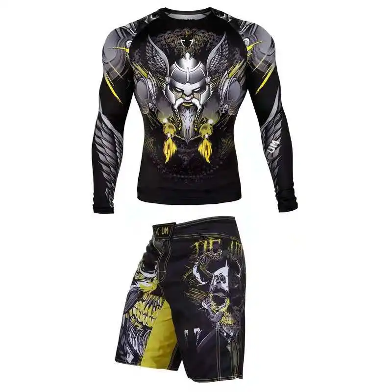 

MMA casual T-shirt Viking short sleeved fighting martial arts muaythai boxing outfit training