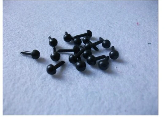 Wholesale 1000pcs 500pairs lot Flat Eyes Kit 3 4 5 6mm For Needle Felting Craft Baby