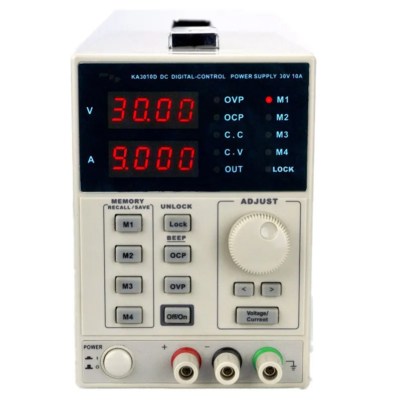 KORAD KA3010D-точный регулируемый 30 в 10 А Линейный источник питания постоянного тока