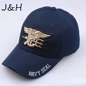 

High Quality Unisex US NAVY Seals Baseball Cap Embroidery Tactical Army Cap Trucker Gorras Snapback Sun Hat Dad Cap Drop Ship