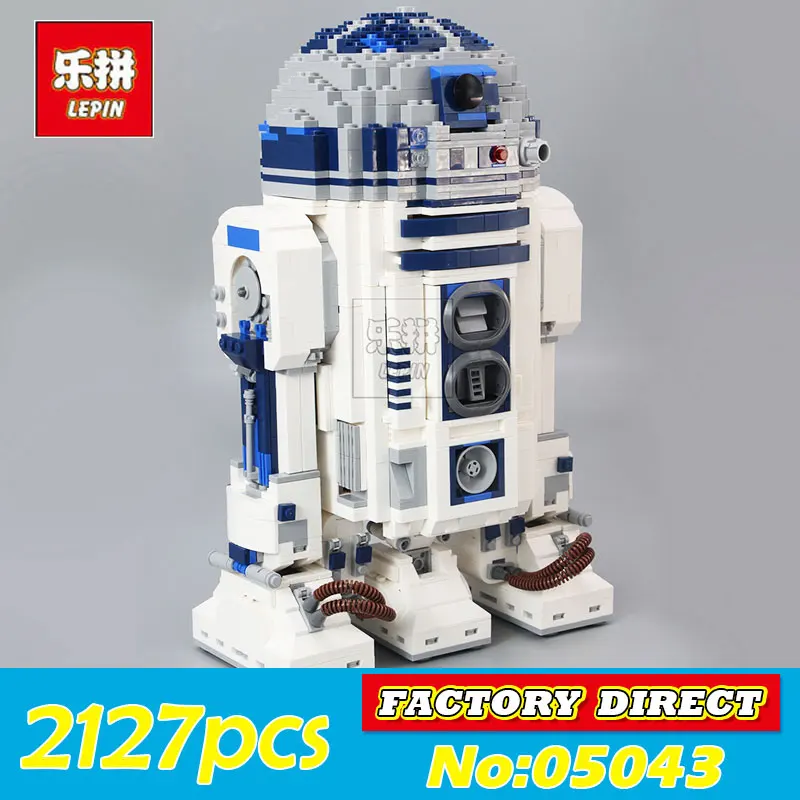 

LEPIN 05043 2127pcs Star Series Wars R2-D2 The Robot Educational Building Blocks Bricks Model Children Toys Leguo 10225 Gifts