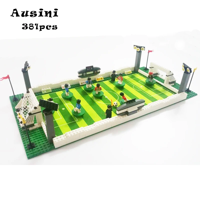 

Model building kits compatible with lego CITY football series 199 3D blocks Educational model building toys hobbies for children