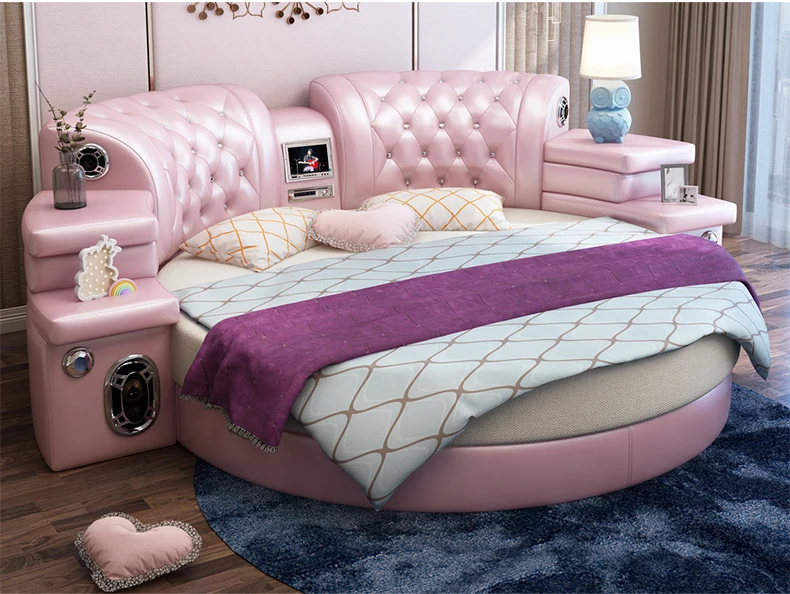 round bed for girls