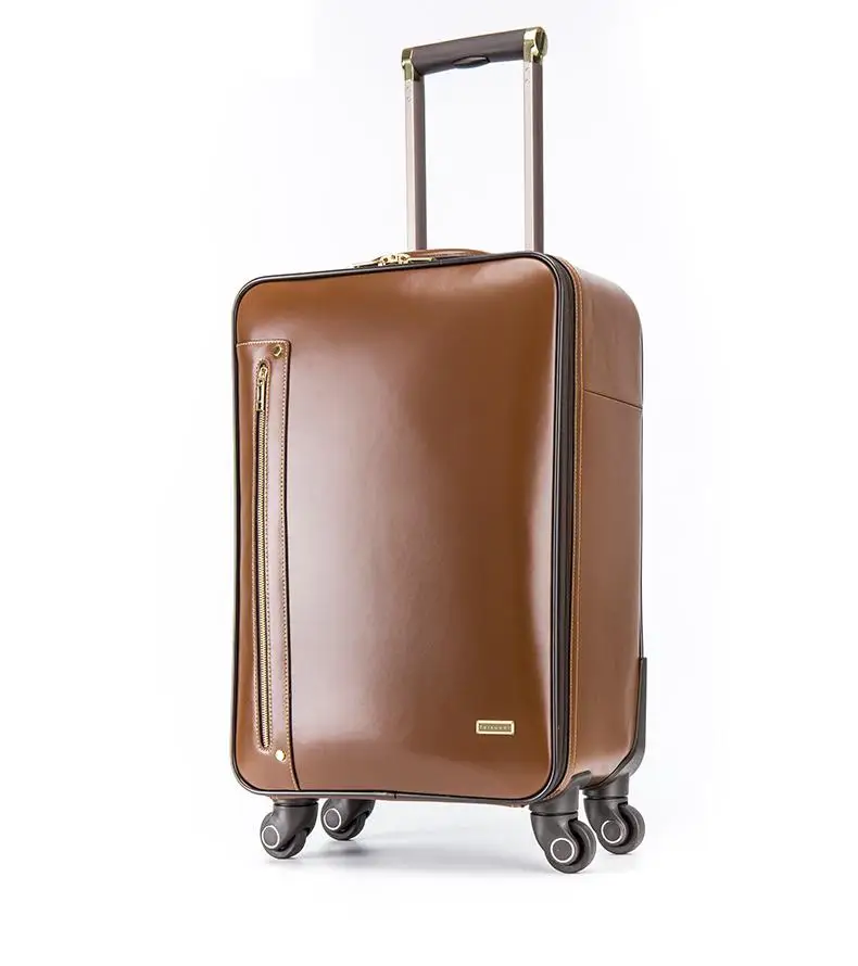 cowhide suitcase