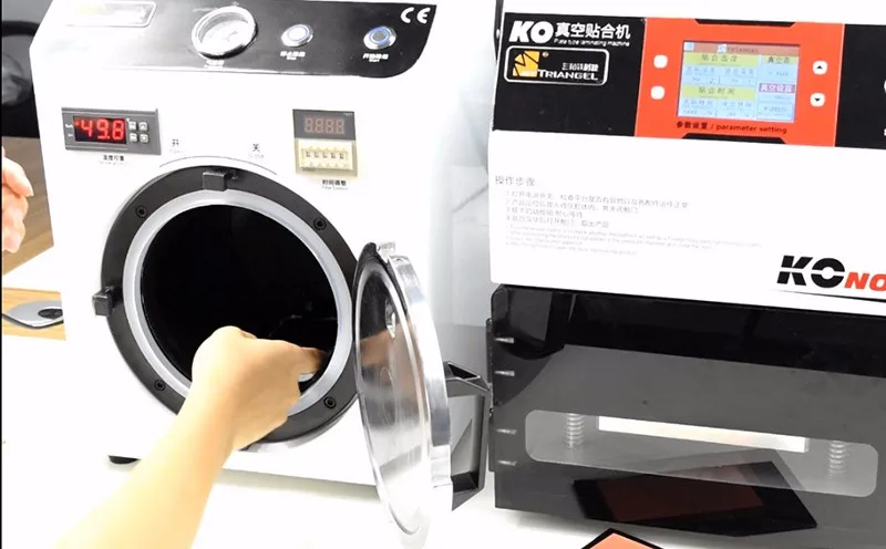  Mini 2 IN 1 High Pressure OCA Adhesive Sticker LCD Bubble Remove Machine+OCA Vacuum Laminator Machi
