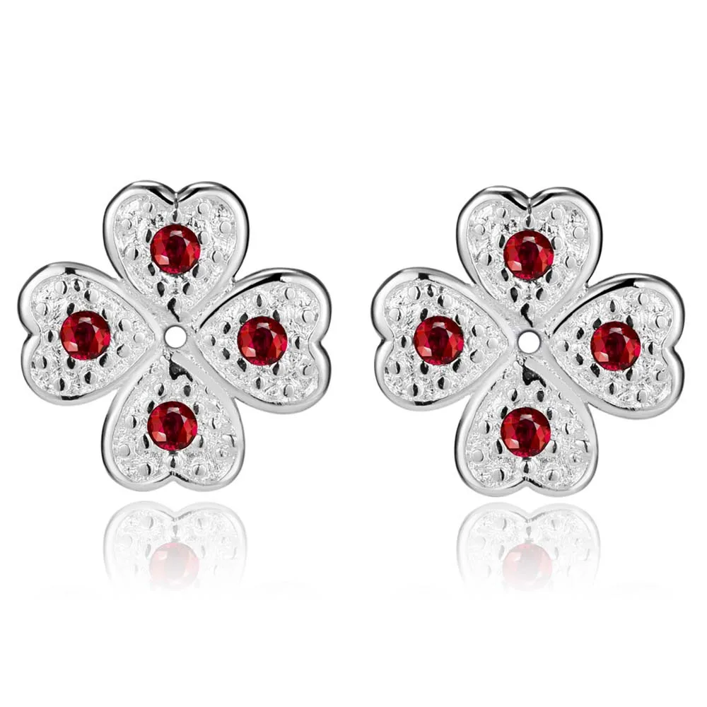 

beautiful love heart dark purple high quality Silver Earrings for women fashion jewelry earrings /KJVAUTFQ EMQOQQEV