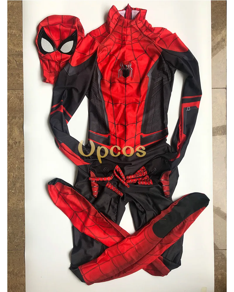 Костюм Человека-паука вдали от дома для косплея Детский/взрослый костюм Человека-паука с 3D принтом