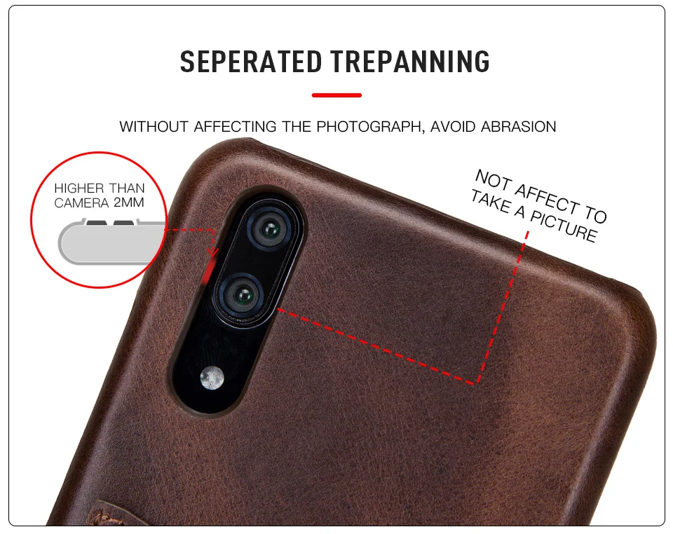 For Huawei P20 Tactile Elegant Genuine Leather Case With Hand Strap Wallet Case For Huawei P20 Back Protective Cover Coque cute huawei phone cases