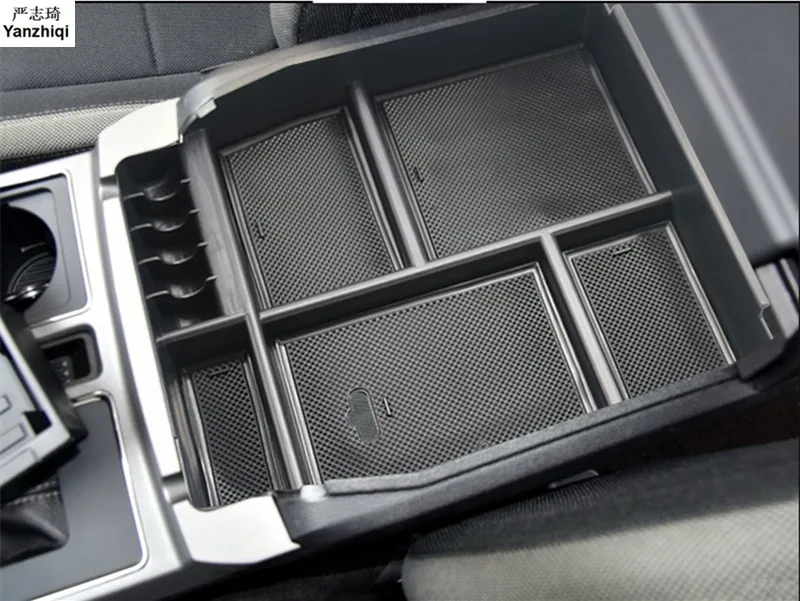 Us 15 99 15 18 Plastic Accessories Interior Center Armrest Storage Box Glove Box Tray Container For Ford F150 F 150 2015 2016 2017 2018 In Car