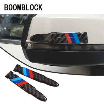 

2x Auto Car-styling Stickers For Mercedes Benz W203 W204 211 AMG Smart Starline A93 Carbon Fiber Rearview Mirror Protective Trim