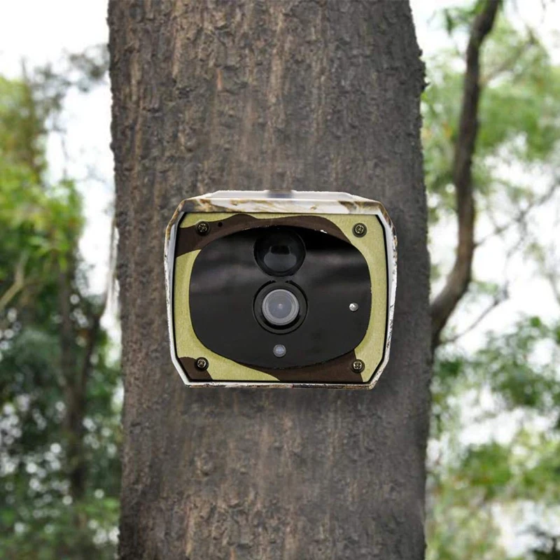 Камера для игры на солнечных батареях 1080P Hd Trail, Ip65 водонепроницаемая Wifi охотничья камера 850Nm Infared ночное видение движение активированное Sens