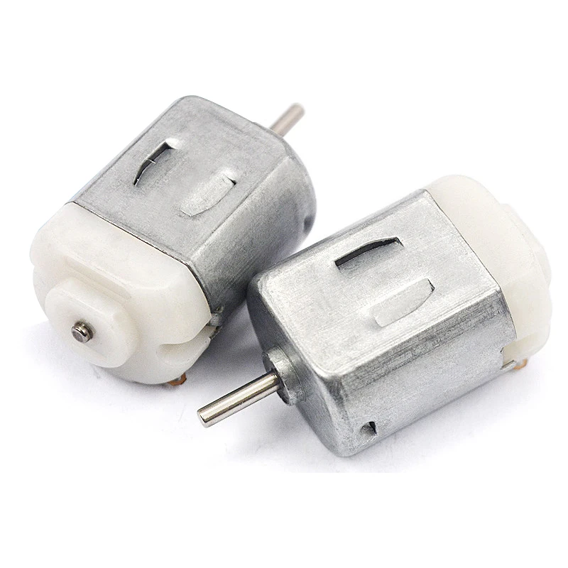 

2 pcs 6V DC Motor Original Motor 130 Micro 17000rpm High Speed Motor 20*40mm Carbon Brush Toy Car Hair Dryer Fan DC Motores