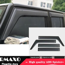 Для JEEP Wrangler 2004- пять двери автомобиля Пластик Окно Visor Vent Оттенки Солнце Дождь Отражатель гвардии для JEEP wrangler 4 шт./компл