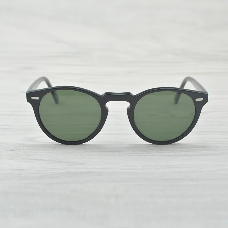 Gregory Peck брендовые Дизайнерские мужские женские солнцезащитные очки винтажные Поляризованные солнцезащитные очки OV5186 ретро солнцезащитные очки oculos de sol OV 5186