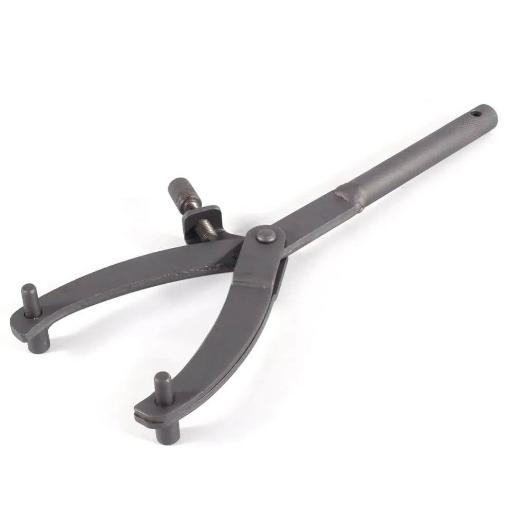 

Motorcycle Fly Wheel Clutch Hub Rotor Sprockets Spanner Wrench Holder Tool Black Adjustable Motor Accessories