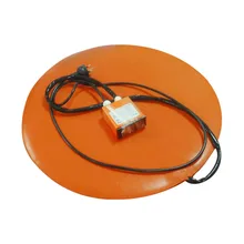 OEM силиконовая резиновая грелка круглая 400 мм 220 В 1000 Вт клейкая 1 сторона цифровой регулятор температуры для 3D-принтера Подогрев кровати