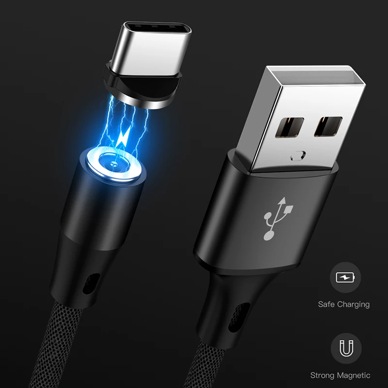 Магнитный USB C Micro USB кабель для Redmi K20 Быстрая зарядка usb type C кабель магнитное зарядное устройство Micro USB кабель для huawei samsung