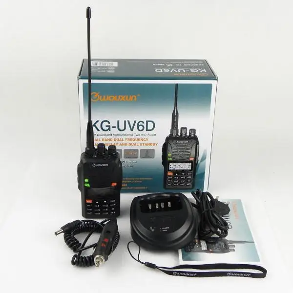 Оптовая продажа Wouxun KG UV6D двухдиапазонный VHF/UHF профессиональный FM скремблер
