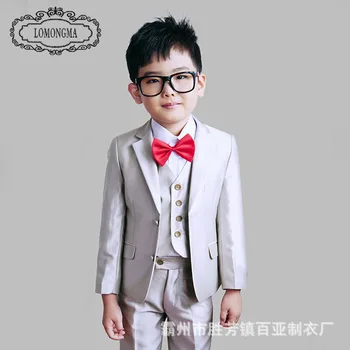 

2018 New Suits Suits For Boys European & American Style Kid's Clothing Sets For Wedding Blazer + Shirt Pants Spring Wear