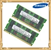 Gran oferta Samsung-memoria para ordenador portátil, 4GB, 2GB, 800MHz, PC2-6400, DDR2, 4G, 800, 6400S, 2G, SO-DIMM de 200 pines GjJ0kAVX