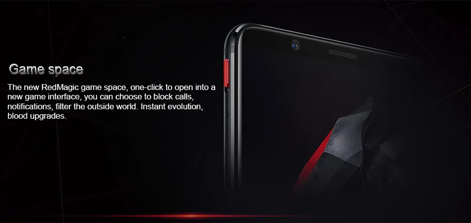 Оригинальный nubia Red Magic Mars Мобильный телефон 6,0 "8 ГБ ОЗУ 128 ГБ/256 Гб ПЗУ Snapdragon 845 Восьмиядерный передний 16MP задний 8MP игровой телефон