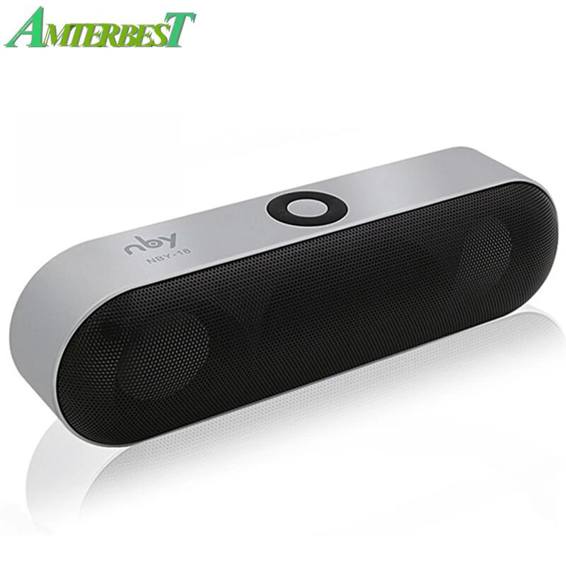 

AMTERBEST Mini Bluetooth Speaker Portable Wireless Speaker Sound System 3D Stereo Music Surround Support Bluetooth TF AUX USB