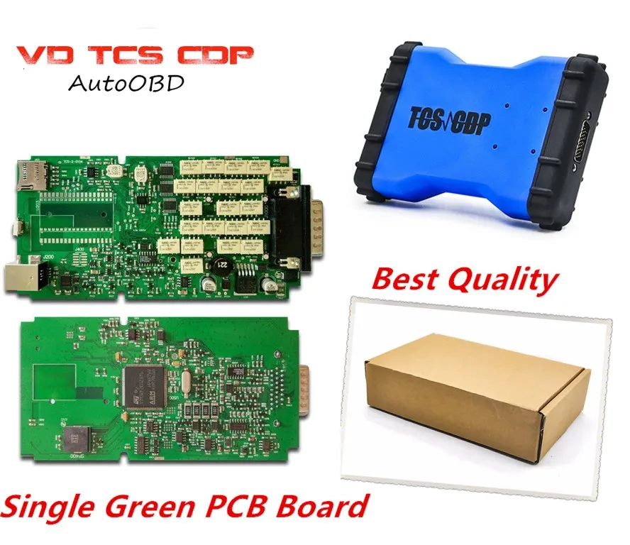 Качественная одинарная зеленая плата VD TCS CDP Pro plus Bluetooth 2016. R0 Бесплатная активация