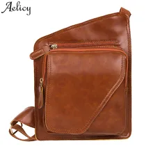 Aelicy сумки для мужчин новые модные однотонные кожаные сумки через плечо сумка через плечо для мальчиков из искусственной кожи в деловом стиле