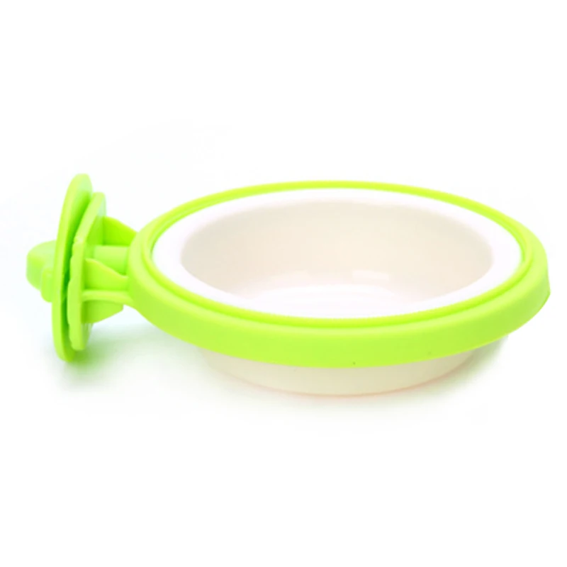 Съемное устройство для кормления собак миска для маленьких средних собак подвесная клетка миска для домашних животных дозатор для кормления собак миска для еды Горячая Распродажа - Цвет: Green