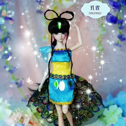 2017 new arrival 11'' BJD Doll 29cm 1/4 jointed dolls Cute doll with make up clothes shoes