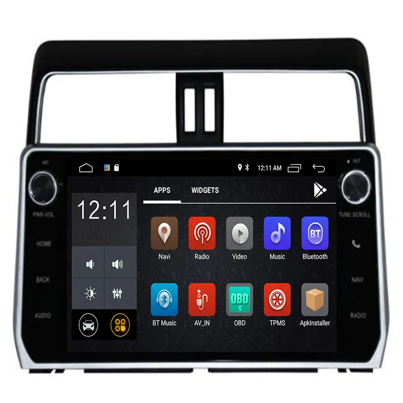 Cheap 2019 Android 9 8 core Octa Core PX5/PX30 Fit Toyota PRADO/ LC950/ PRADO 950 2018 2019 - Car DVD Player Navigation GPS Radio 1