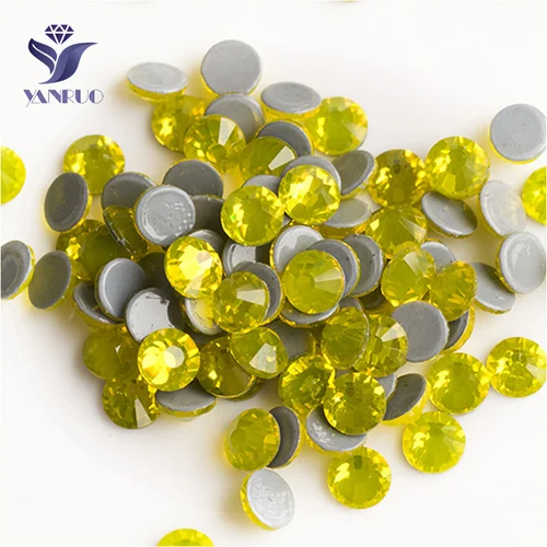 YANRUO 2058HF Strass Hotfix Crystals DIY Flatback Arts And Crafts Glass Stones Hot Fix Rhinestones On Clothes 