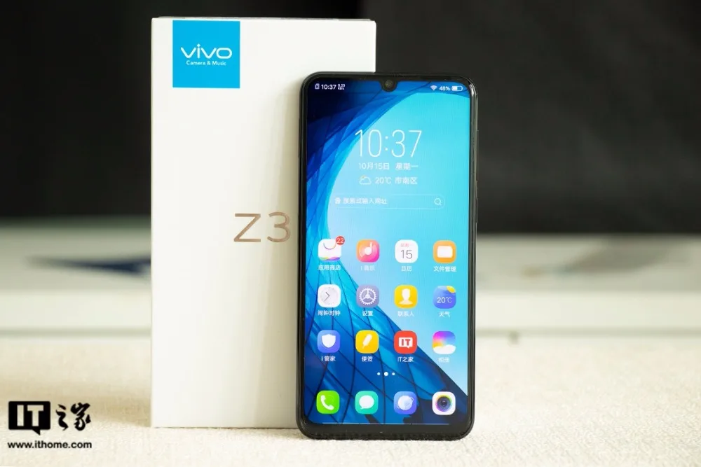 DHL Быстрая Vivo Z3 сотовый телефон Snapdragon 710 Android 8,1 6," ips 2280X1080 4 Гб ram 128 ГБ rom 16,0 Мп+ 12,0 МП отпечаток пальца