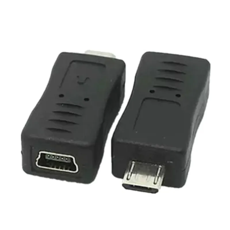 Переходник-адаптер MINIUSB - MICROUSB. USB-микро штекер - USB-мини гнездо переходник. Переходник USB MINIUSB. Переходник штекер USB Micro b-гнездо USB Mini 5 Pin.