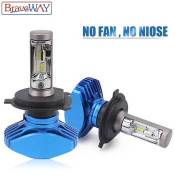 

BraveWay LED Bulbs for Motorcycle H1 H4 H7 H8 H9 H11 HB3 HB4 9005 9006 Headlight Ice Lamp Automotivo Fog Lights Car Light 12V